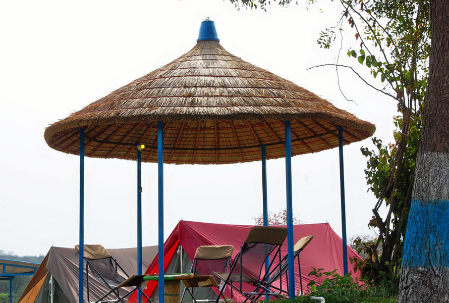 Camping at Damdama Lake Image