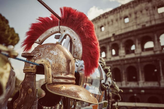 Enter the Gladiator School in Rome