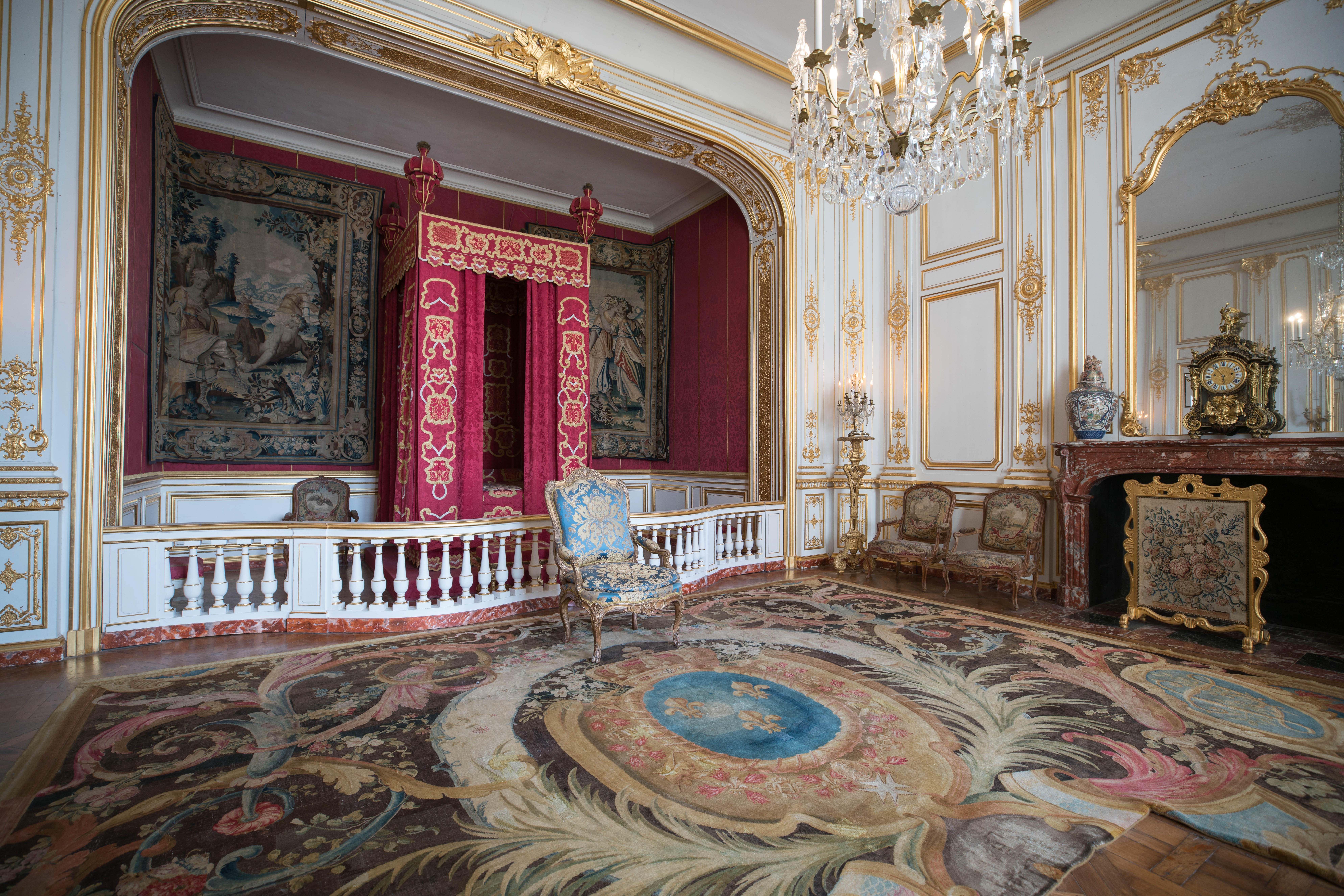 Interior of the chateau