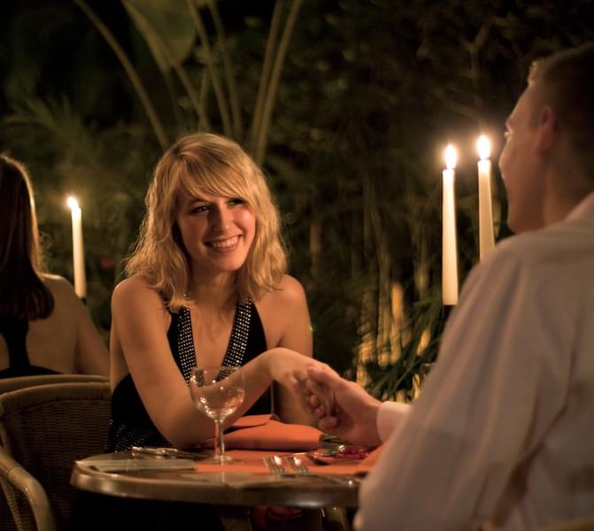 Romantic Gazebo Candlelight Dinner Image