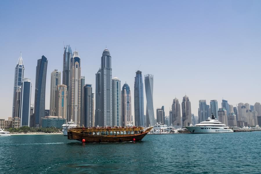 Enjoy a sightseeing tour of the Marina