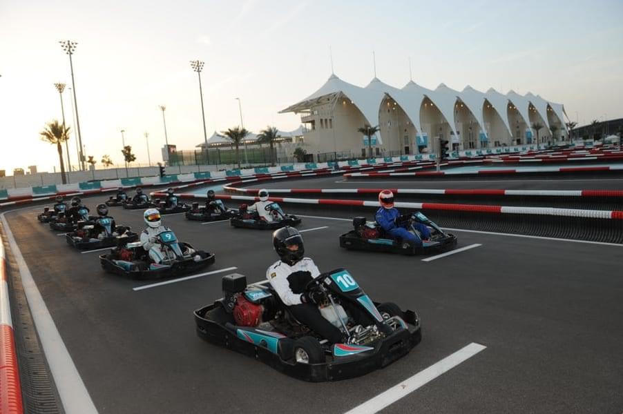 Engage in fun activities like Go Karting in the arena.