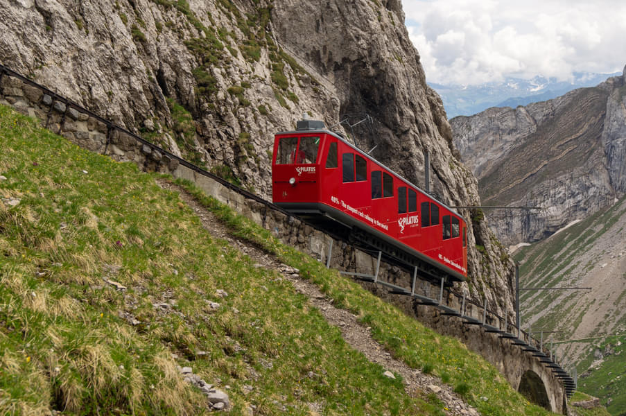 Mt. Pilatus by Cable Car, Cogwheel Train & Lake Cruise Image