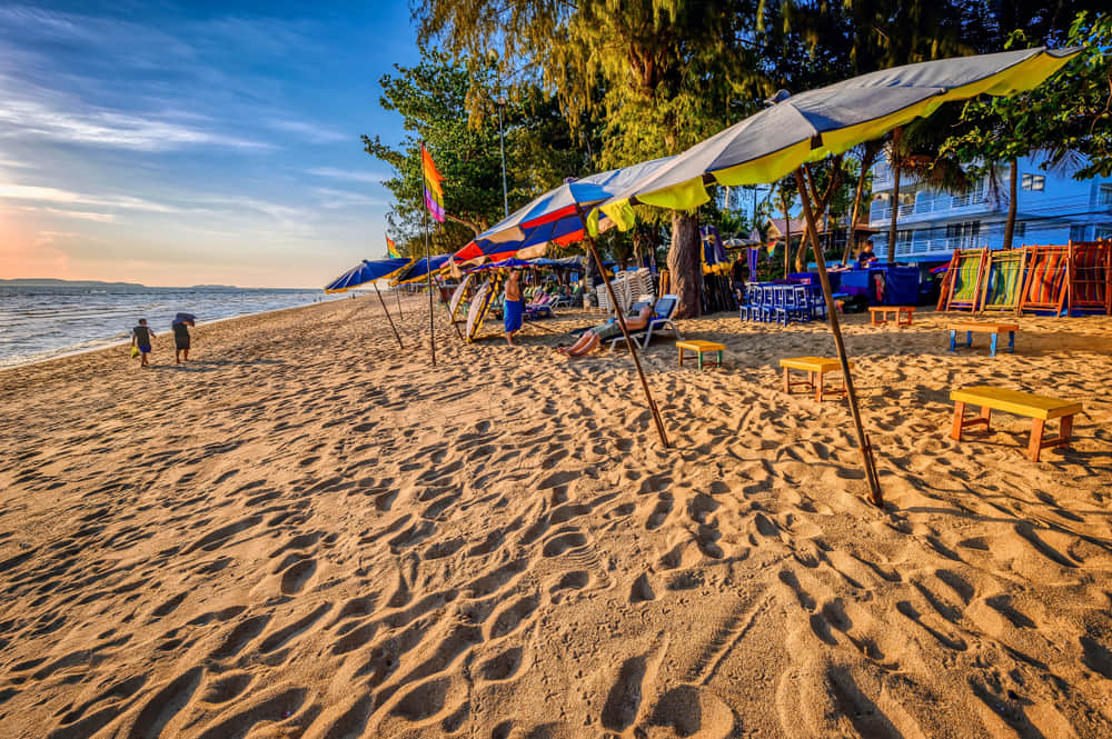 Famous beaches in Pattaya