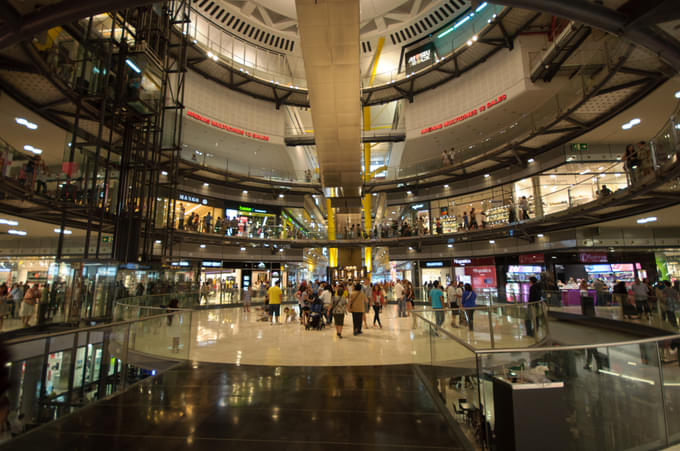 Barcelona Mall from Inside 