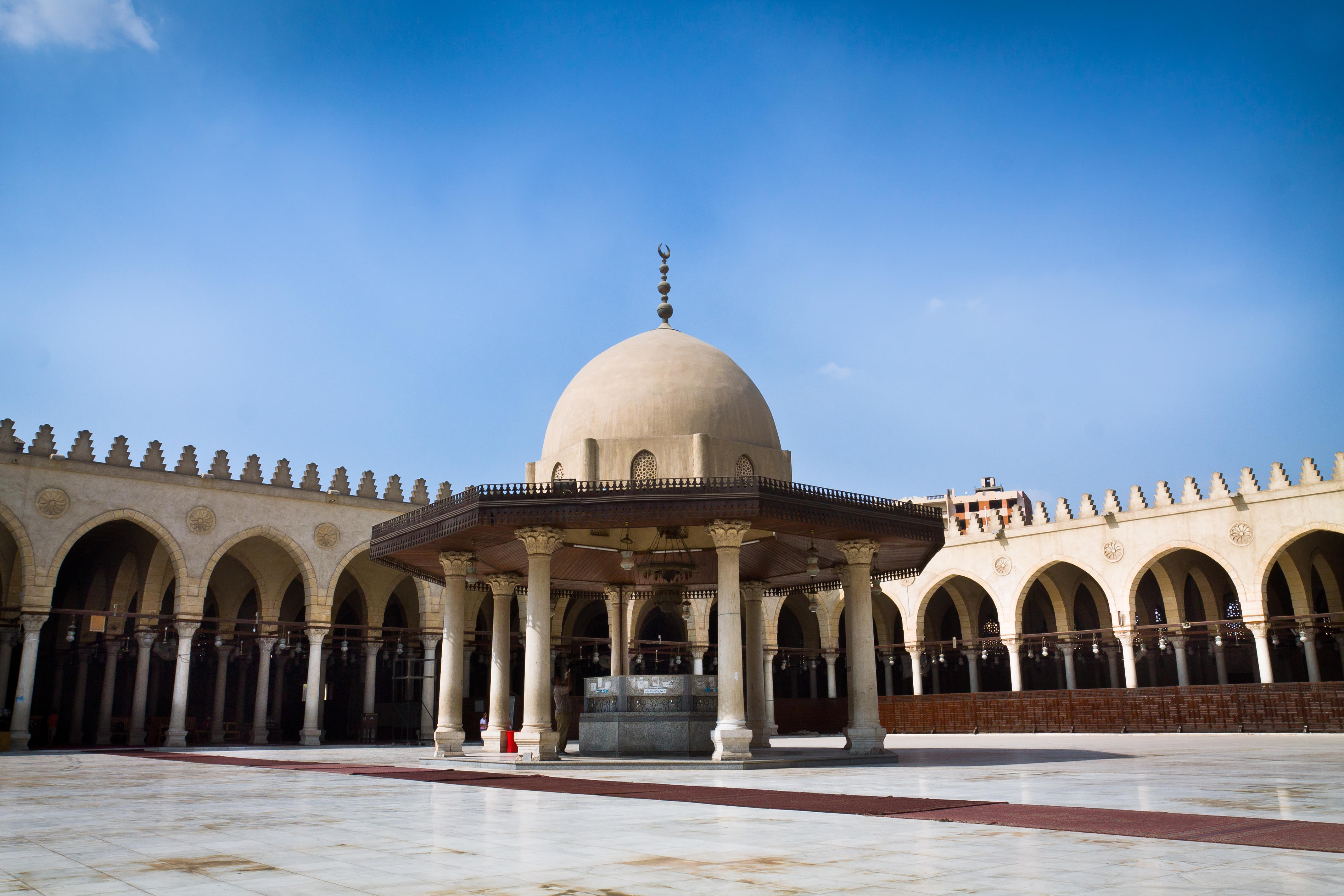 Visit the oldest surviving mosque of Egypt