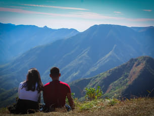 Capture stunning views from George Everest hill