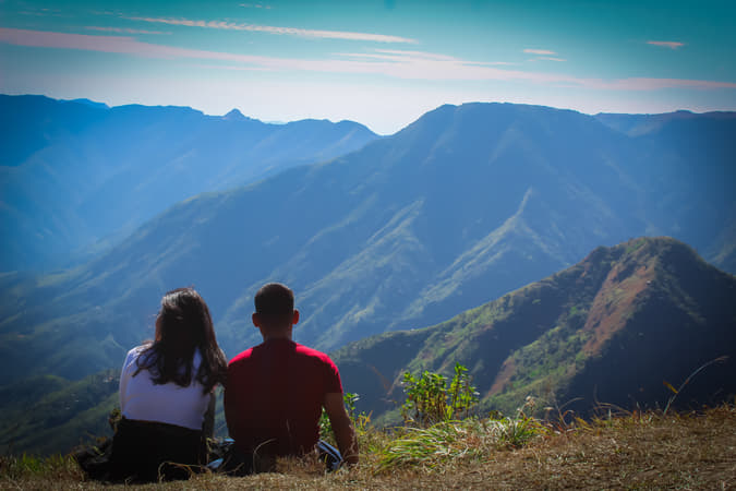 Capture stunning views from George Everest hill