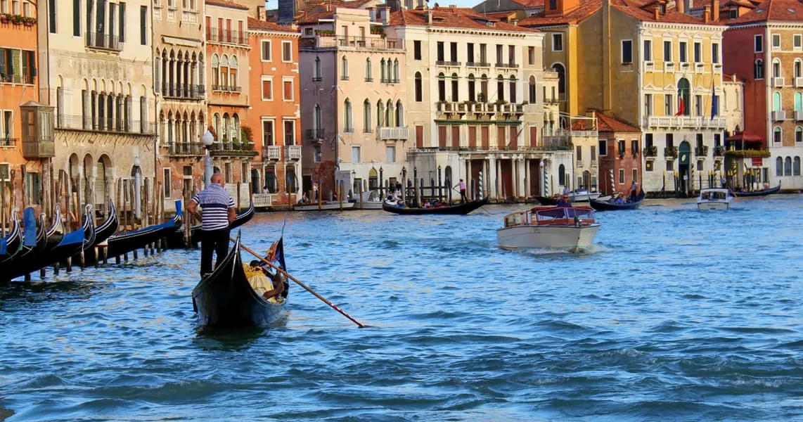 Gondola Ride in Grand Canal Image