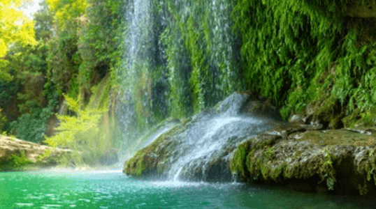 Get a Shower at Kursunlu Waterfalls