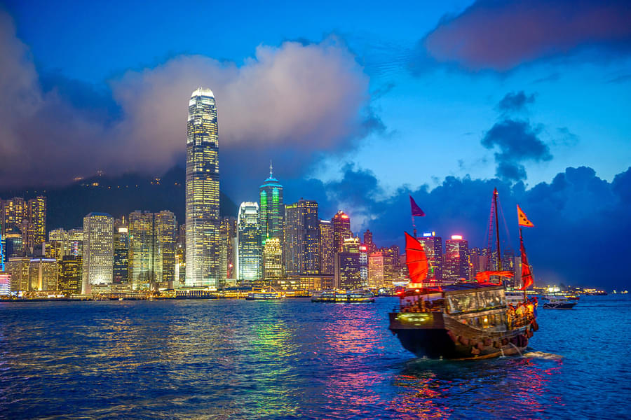 Victoria Harbour Hong Kong Night Tour Image
