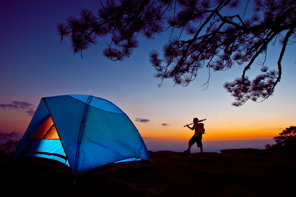 Hilltop Camping in Kanatal