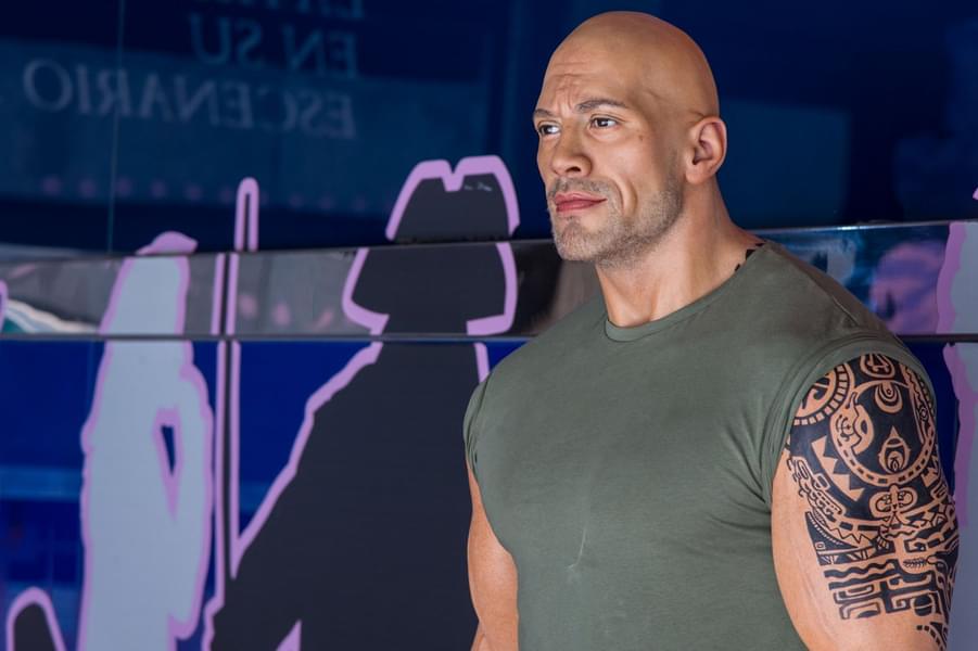 See the wax statue of Dwayne Johnson 'The Rock' 