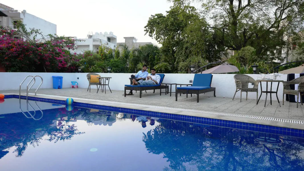 Farm Stay With Private Swimming Pool In Jaipur Image