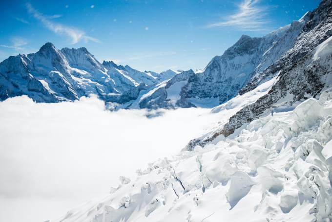 Jungfraujoch In February