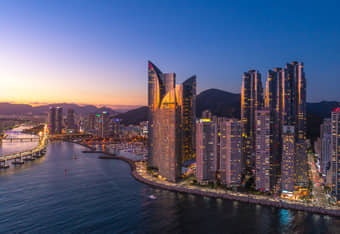 Marvel at the skyline views of Busan