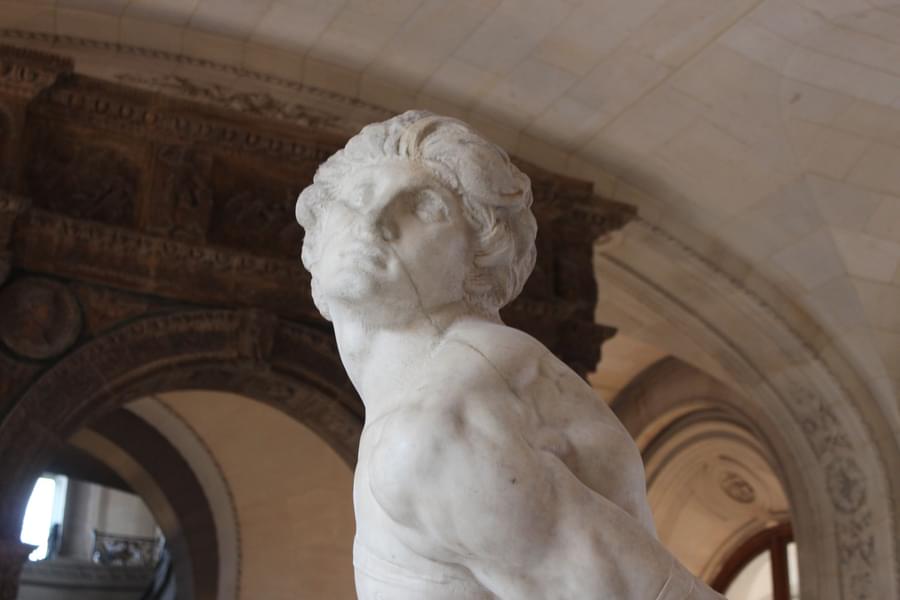 Rebellious Slave at louvre Museum
