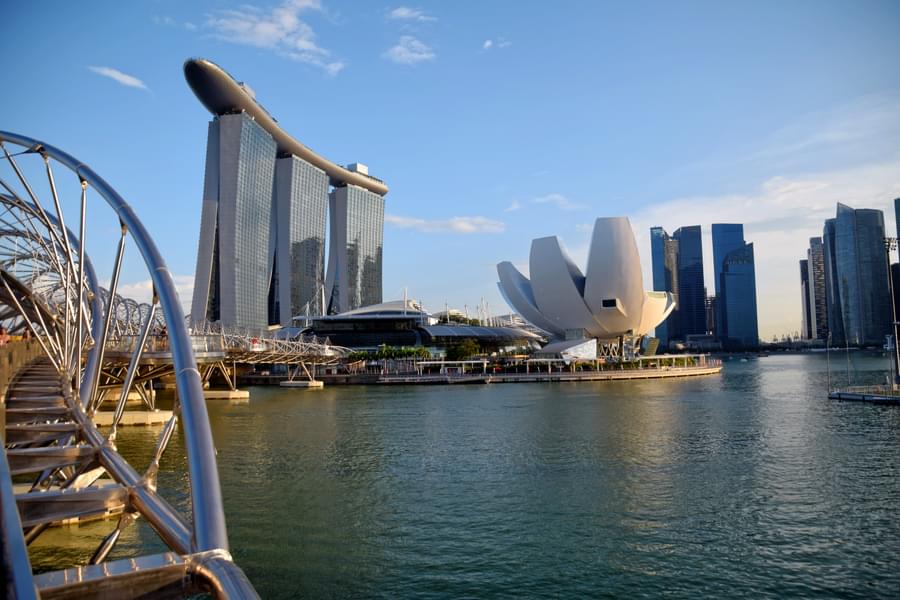 The amazing views of Marina Bay