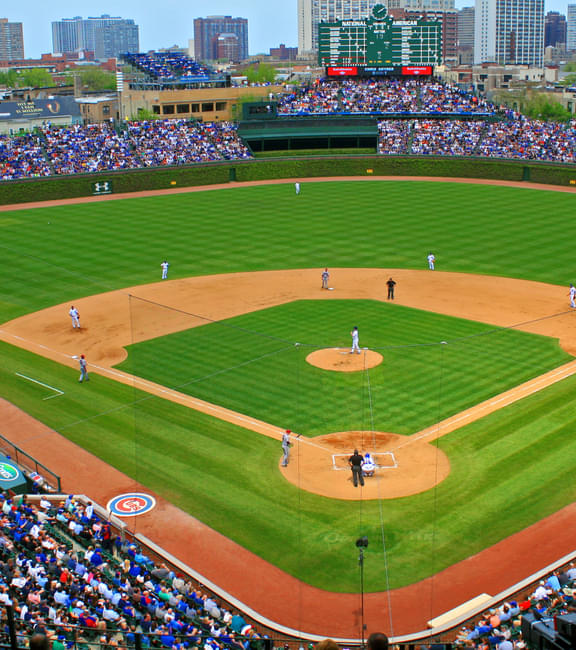 Wrigley Field Chicago Cubs MLB the friendly confines est 1914