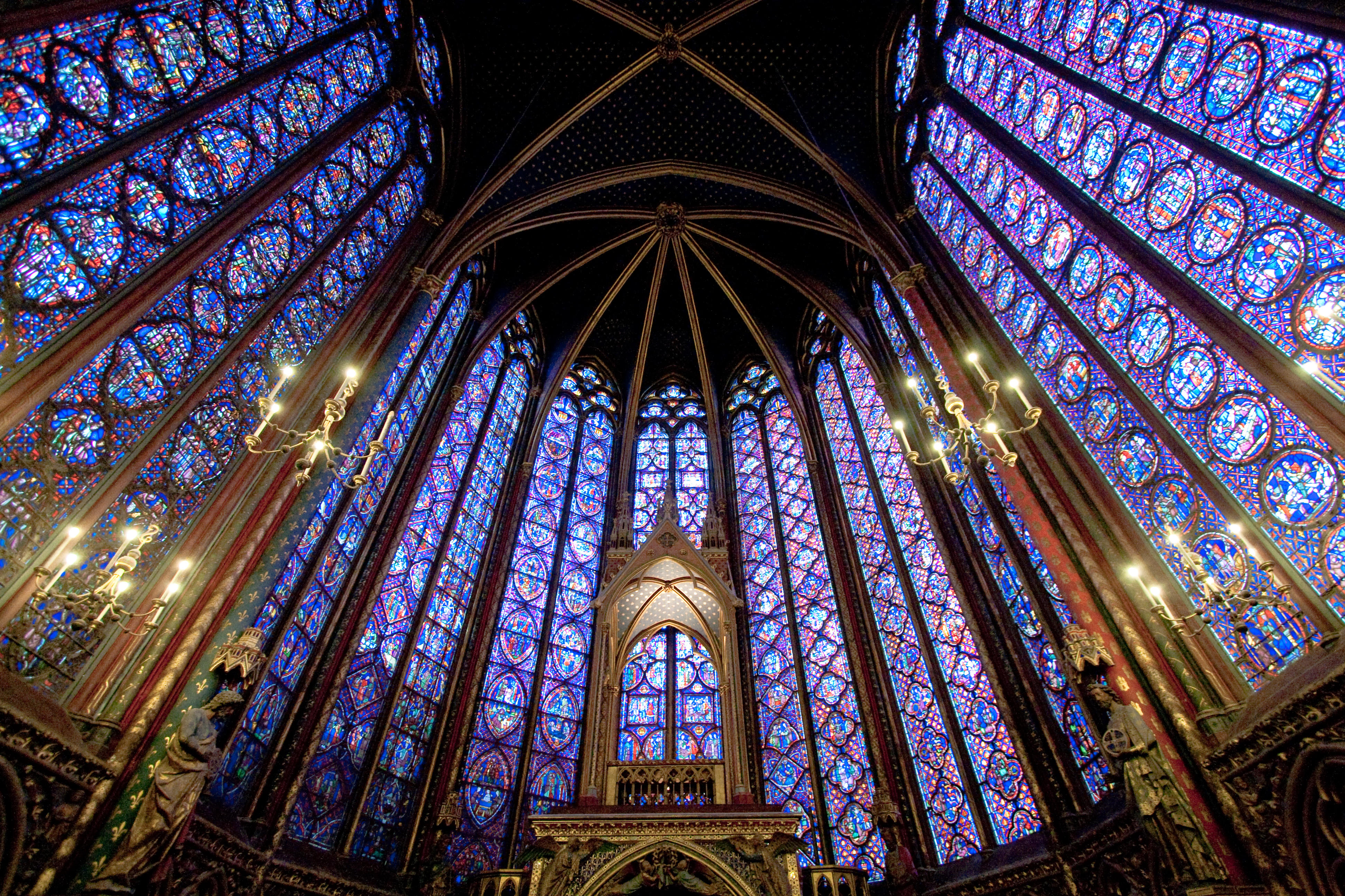 Stained Glass at Saint Chapelle