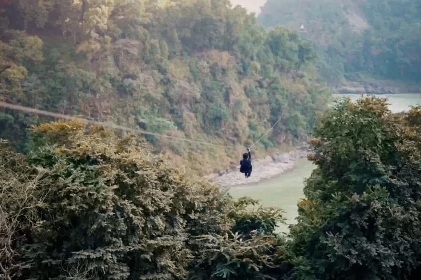 Zipline in Rishikesh Image