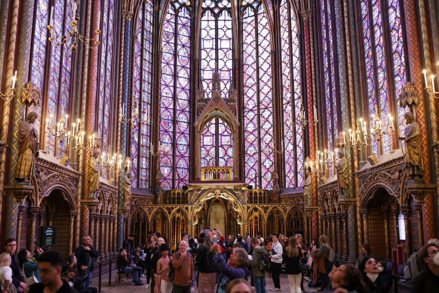 Interiors of Sainte-Chapelle