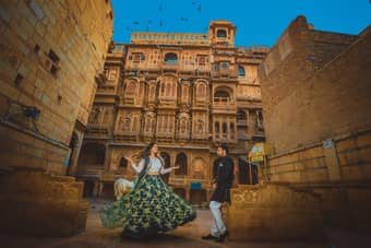 Try different poses to create charming photos