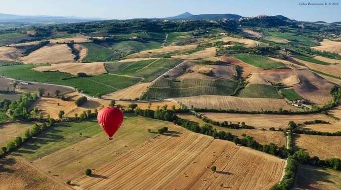 Hot Air Balloon in Tuscany