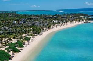 Aerial view of the stunning Long Beach Resort, Mauritius