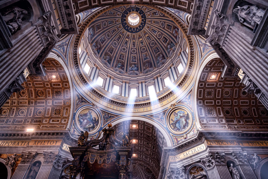 St. Peter's Basilica Dome to Underground Grottoes Tour Image