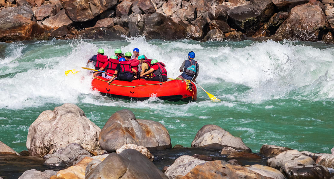 White Water Rafting at Sindh river in Sonmarg Image
