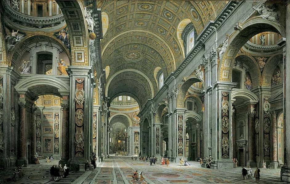The Nave in St. Peter's Basilica