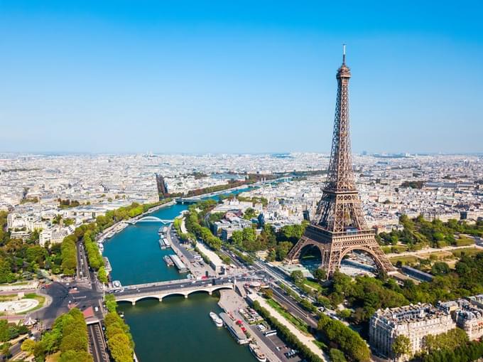 Day View from the eiffel tower