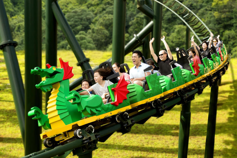 Shout out loud on the thrilling rides at Legoland Malaysia