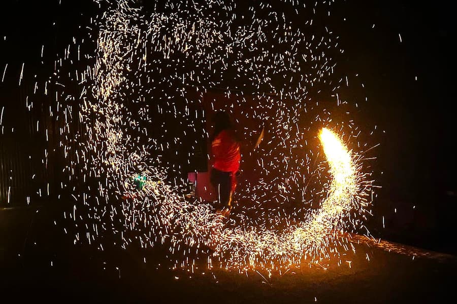 Kalaripayattu Show in Munnar at Pallivasal Image