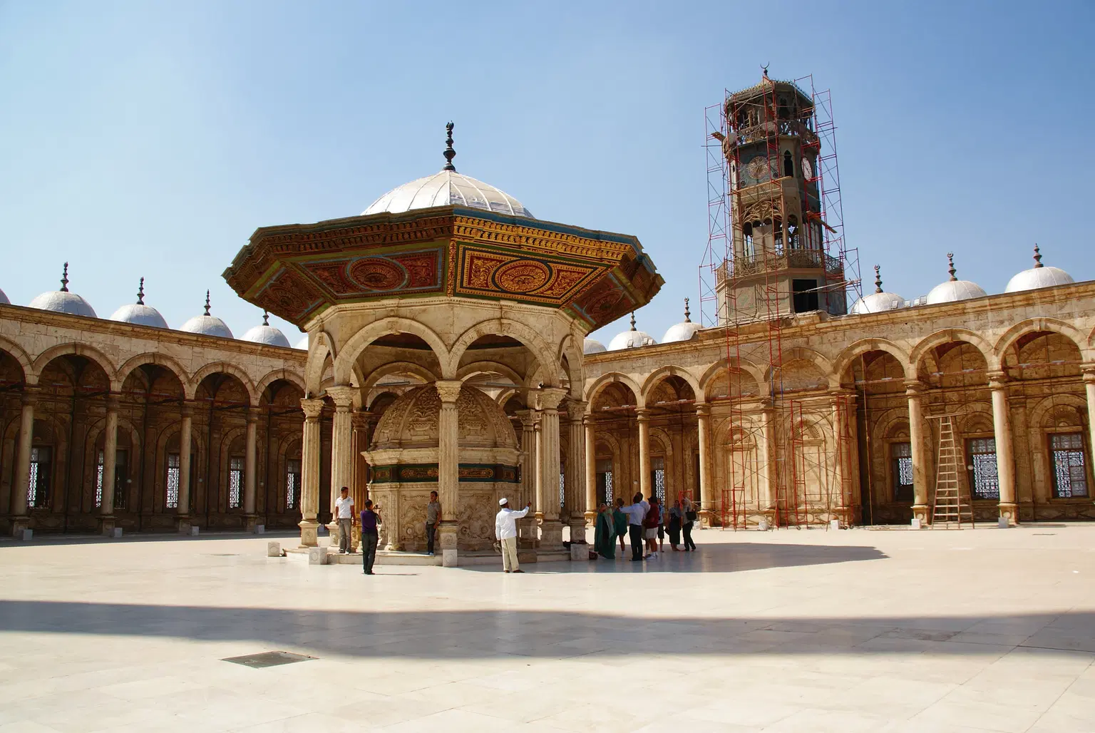 Stroll Through the Courtyard