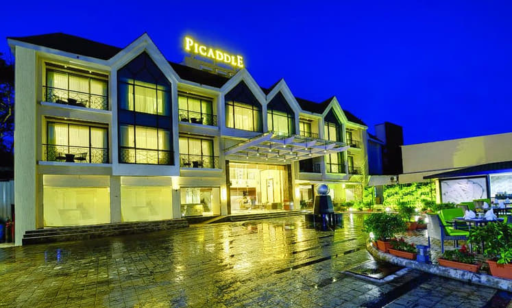 Exterior view of the resort