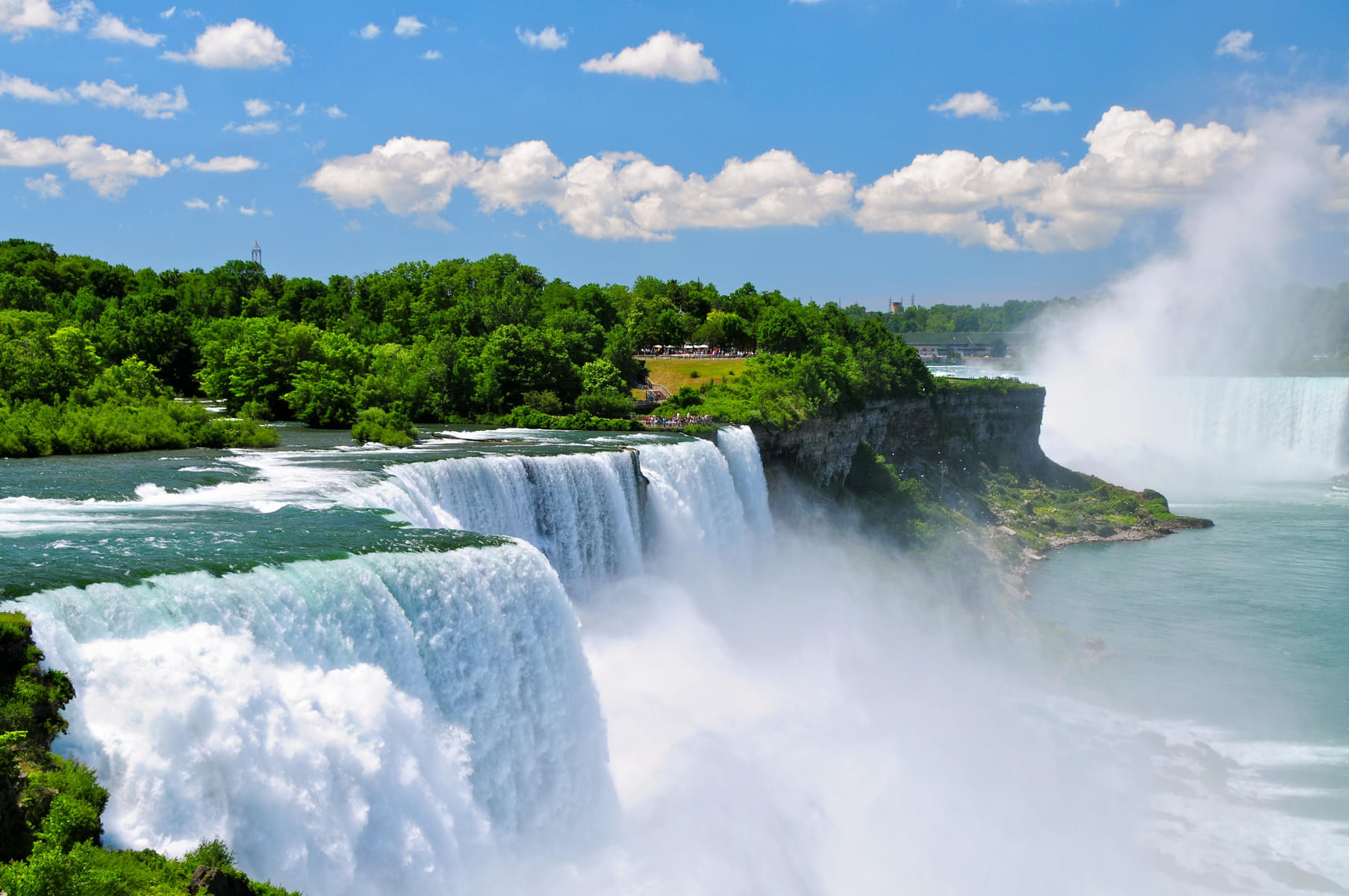 Visit the renowned Niagara Falls State Park