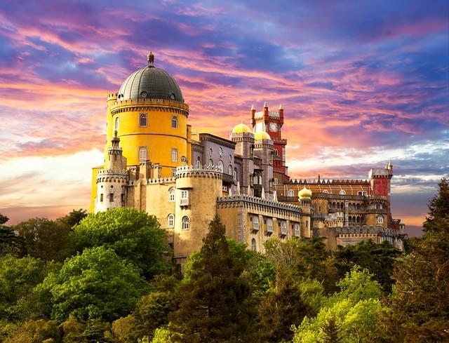 Construction of Pena Palace 