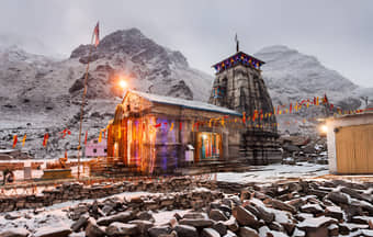 Seek blessings at the sacred Kedarnath Temple