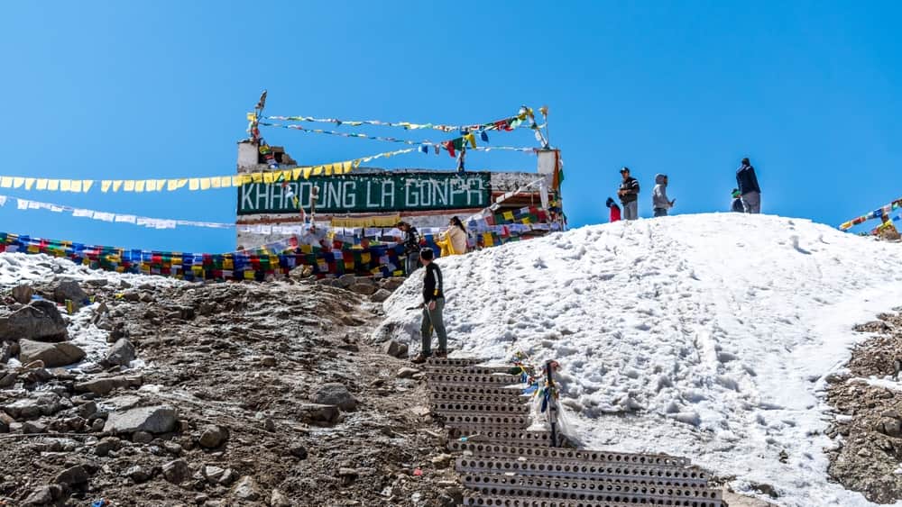 Go biking at Khardung La pass