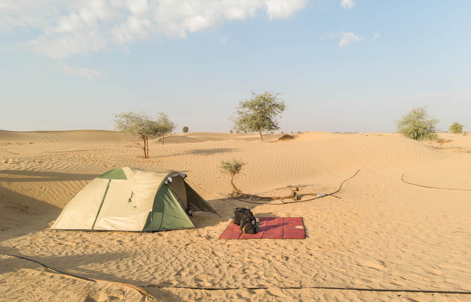 Pitch up a tent and camp the night away