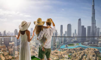 Soak-in the stunning views of the Burj Khalifa