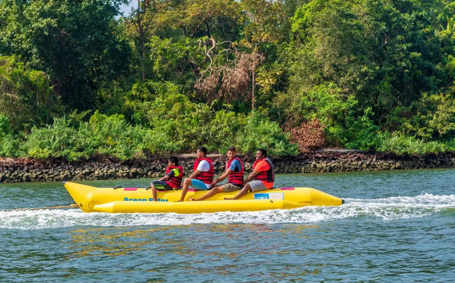 Banana Boat Ride in Pondicherry