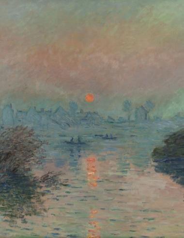 Sunset on the Seine at Lavacourt