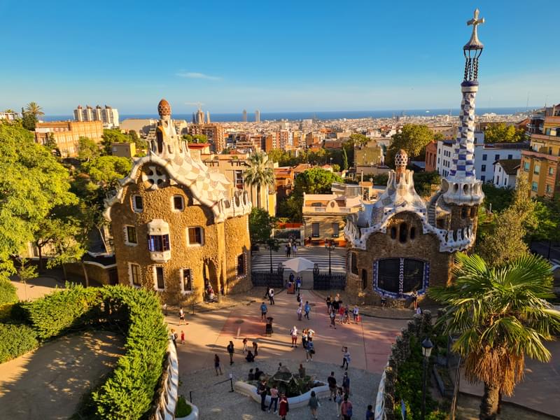 Park Guell View from Up