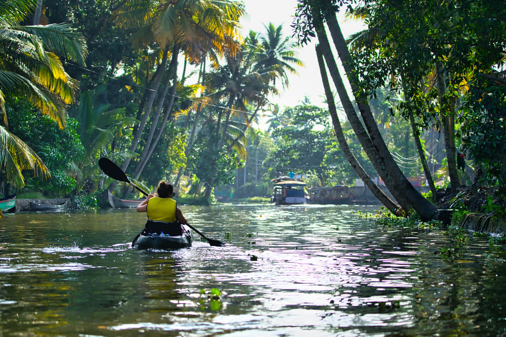 Kayaking with Kerala Kayaking
