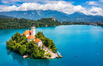 Explore the medieval Bled Castle overlooking Slovenia’s scenic lake