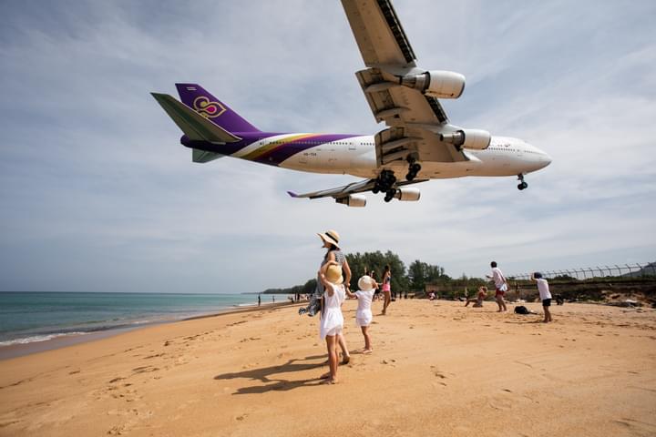 Plane Landing Phuket