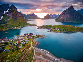 Stunning view of Fjord